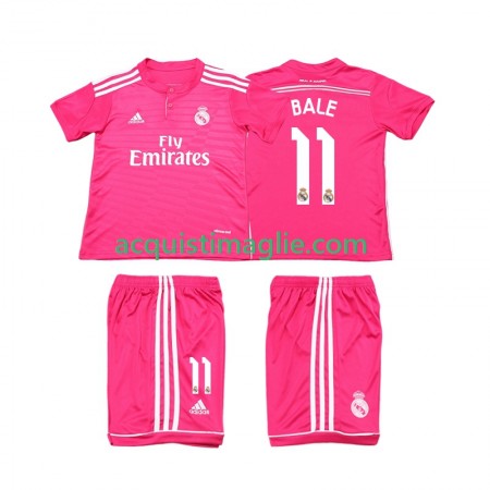 Divisa di Calcio Real Madrid Bale 11 2014 2015 Retro Bambino Trasferta